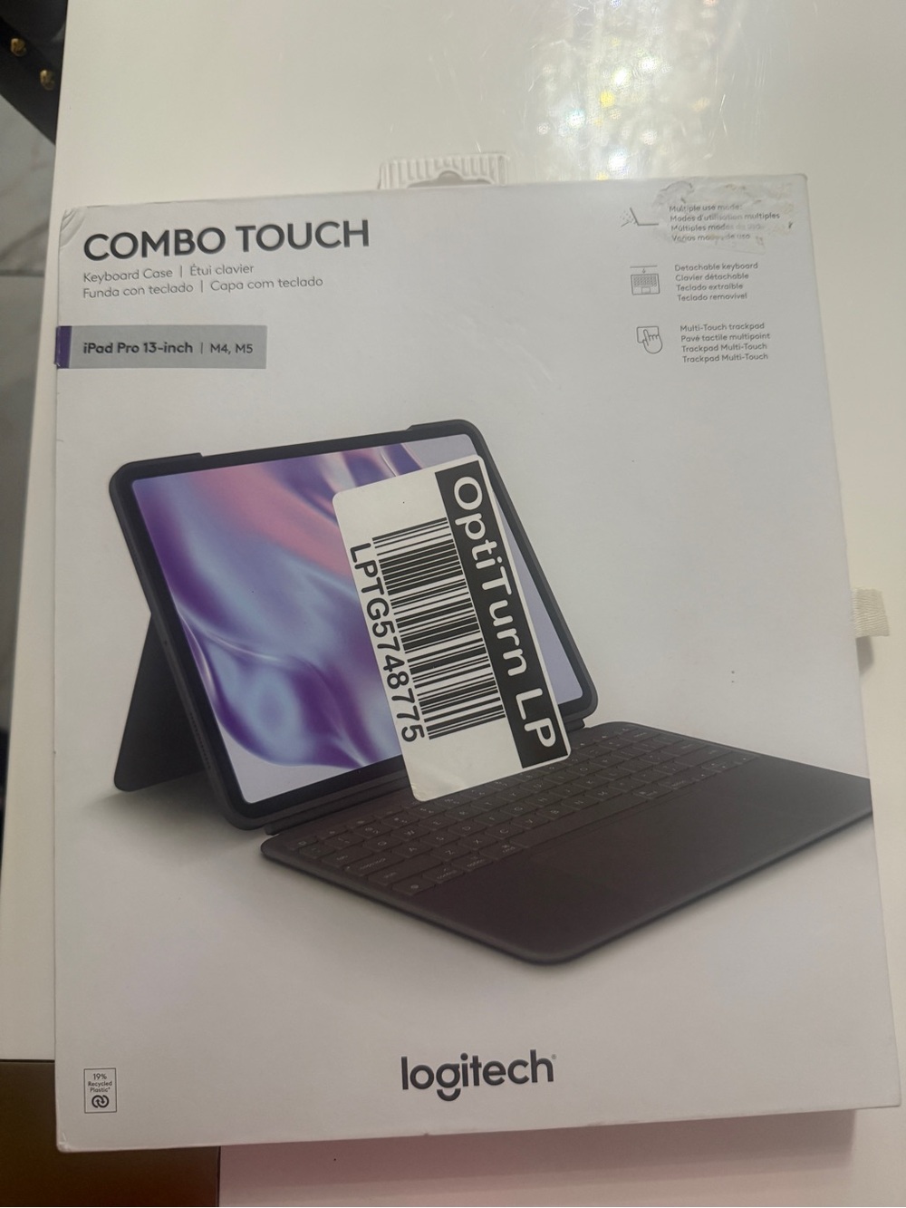 Logitech Combo Touch Keyboard Case for iPad Pro 13-inch — Black